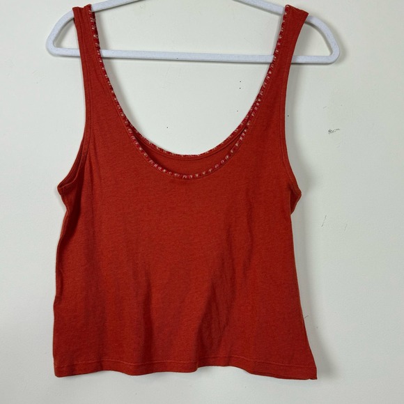 Intimately Free People Back To Basics Cami Top - Orange NWOT Size Small - Picture 4 of 7